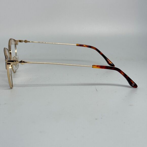 BCBG Maxazria Cat Eye Eyeglasses Frames 54 16 135 Arla Gold Tortoise H16851 - Picture 2 of 7